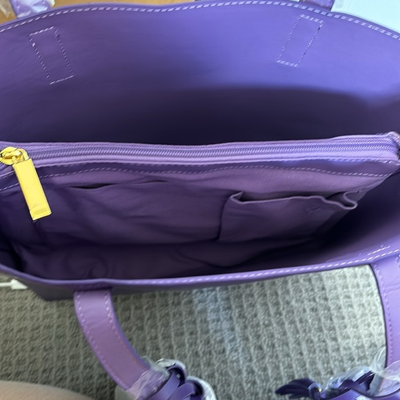 JOY & IMAN || purple tote bag - Picture 8 of 8